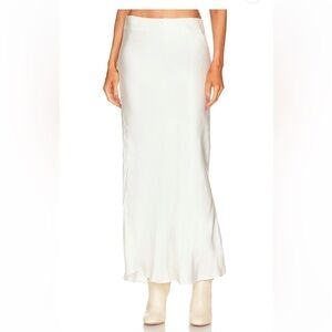 Bardot White Maxi Skirt
